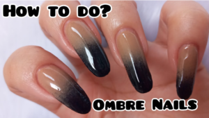 Black Ombre Nails